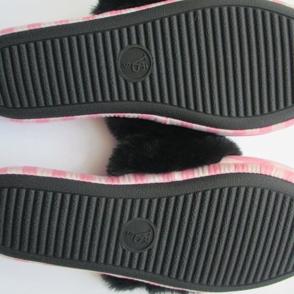 VICTORIA'S SECRET PINK STRIPE SLIPPERS  NWOT  5/6 - Picture 5 of 8